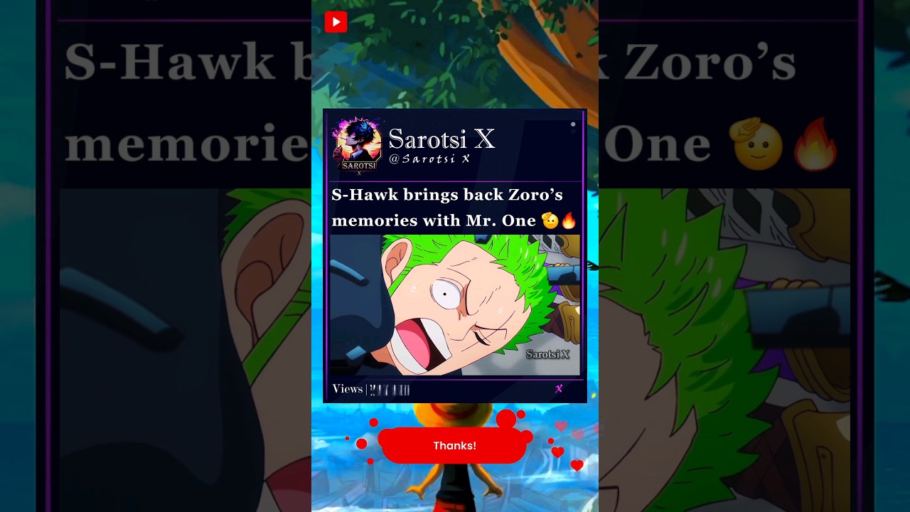 Zoro and Mr.1 in One Piece ⚔️