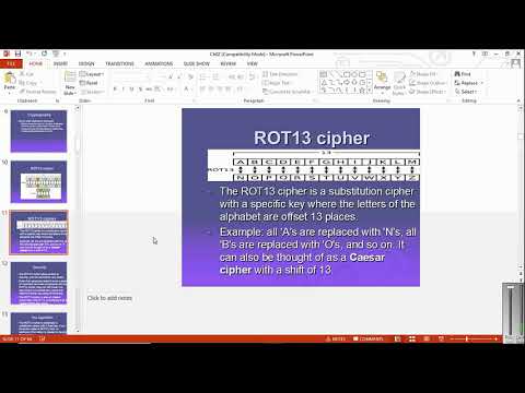 ROT13 cipher text || urdu hindi | rot13 cipher text lecture in network security | ROT13 | part 14