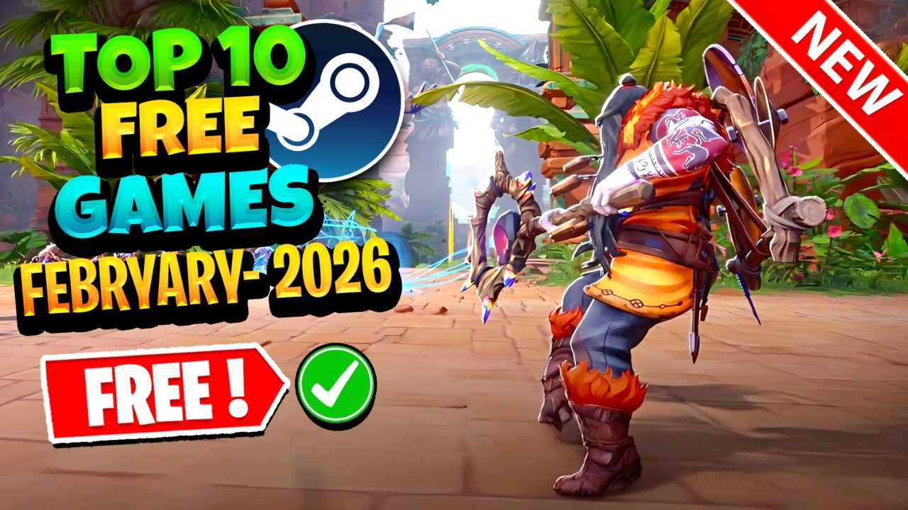 TOP 10 Top 10 Free Steam Games to Play in Feb 2026 🎮