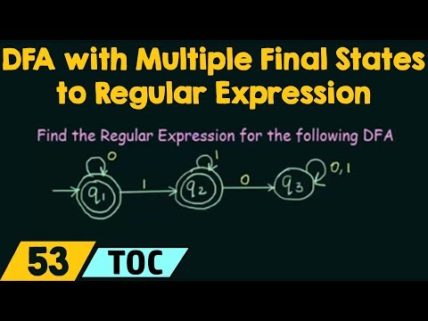 DFA to Regular Expression Conversion (when the DFA has Multiple Final States)