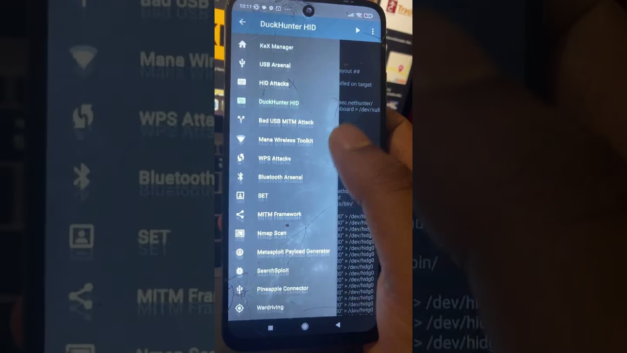 Nethunter on Rooted Android Devices