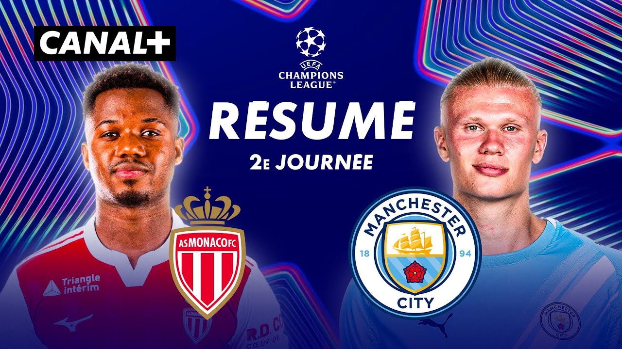 Résumé et buts du match Monaco vs Man. City - Ligue des champions 2025-26 (J2) ⚽