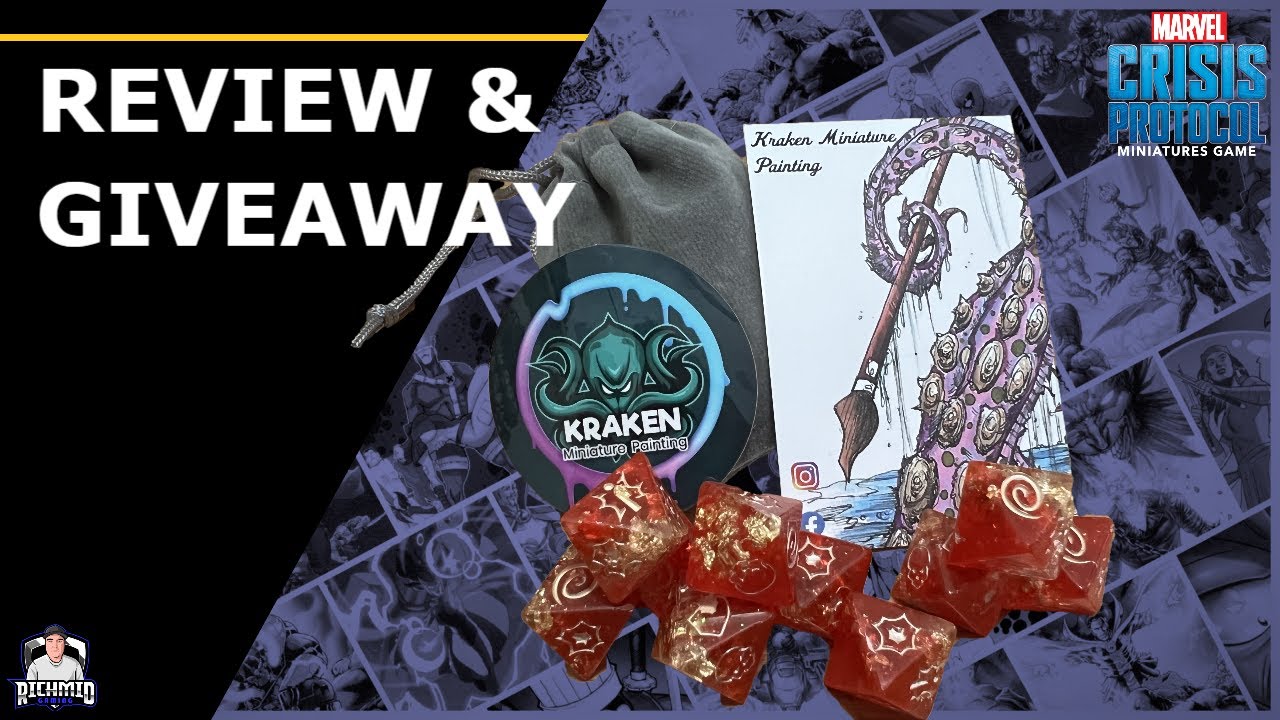 Marvel Crisis Protocol: Kraken Miniatures 3rd Party Dice Review & Exclusive Giveaway 🎲