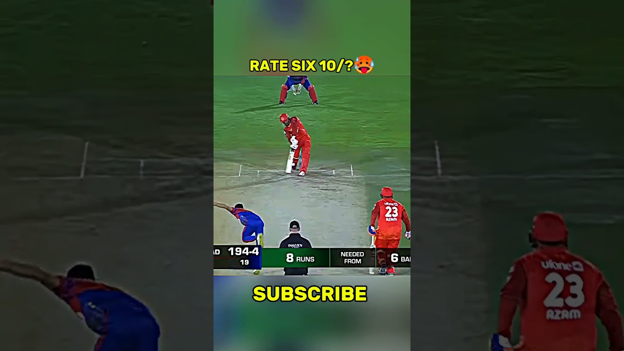 Unbelievable Six by Asif Ali in PSL 9! 🏏🔥