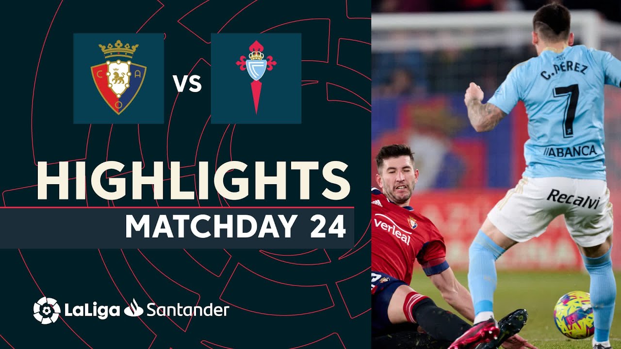 Osasuna y Celta empatan sin goles en El Sadar ⚽