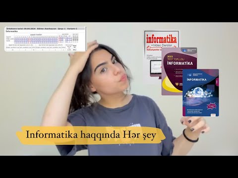 Informatika hazırlığı haqqında Hər şey. (Vəsaitlər, müəllim seçimi, dərs metodu)