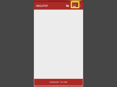 Convert image into pdf using a app