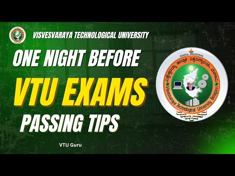 Last-Minute VTU Exam Prep Tips 📝