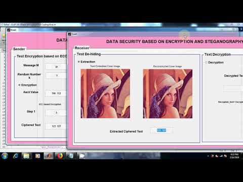 Data Security using Cryptography and Steganography | Matlab Final Year Project