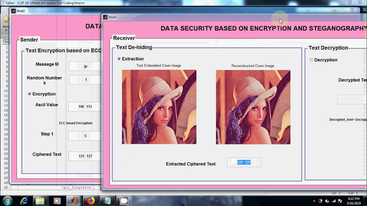 Ultimate Guide to Data Security: Cryptography & Steganography in MATLAB 🔒