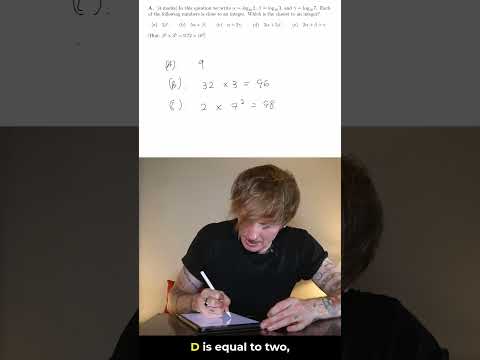 Oxford University Maths Admissions Test 2023 Question 1