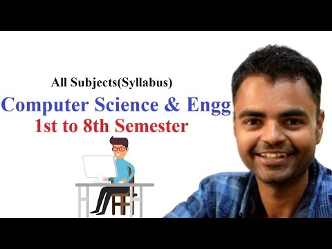 Computer Science and engineering Syllabus Subjects Hindi, 1 Year to 4th Year, All Semesters of CSE