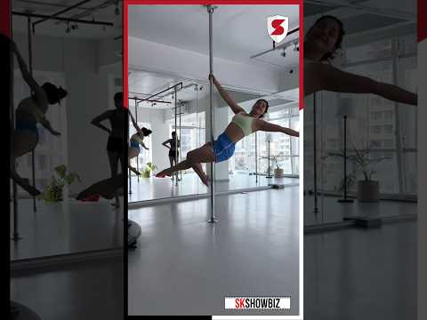 Mehreen Pirzada Pole Dance 🔥 #mehreenpirzada #bollywood #poledance #shorts