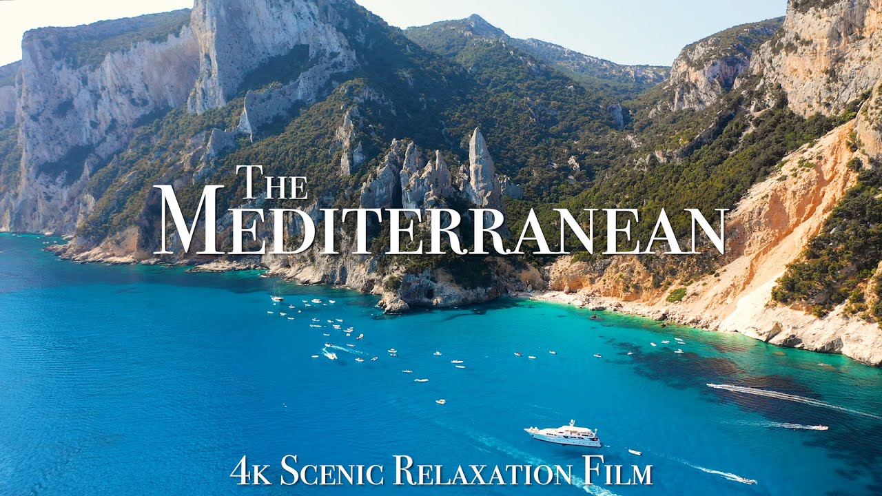 Mediterranean 4K Relaxation Film with Calming Music π