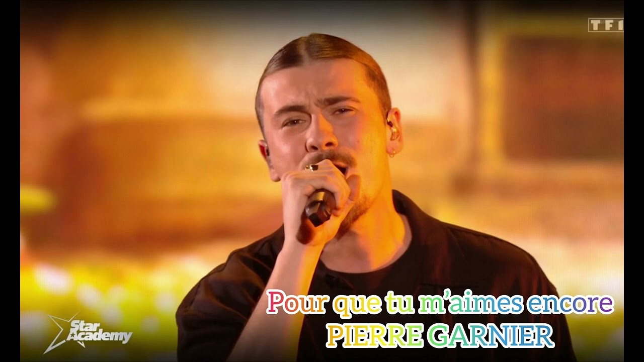 Pierre Garnier Performs 'Pour que tu m'aimes encore' by Céline Dion on Star Academy