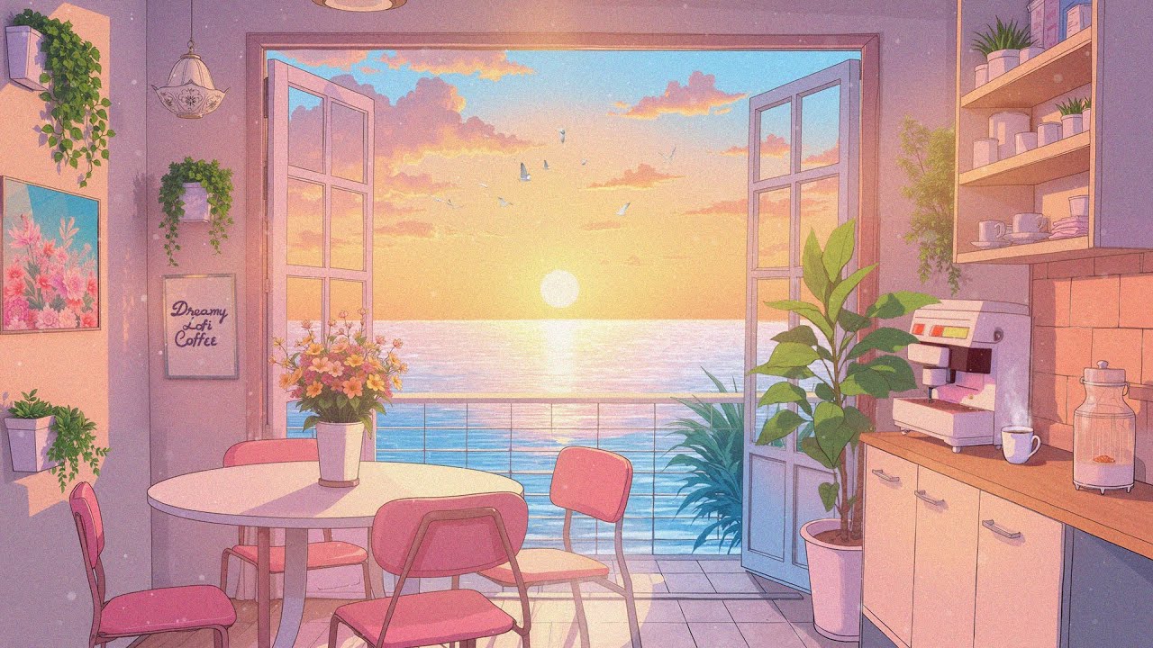 Seaside Coffee ☕️ Lofi Chill Mix for Relaxing & Focused Mornings