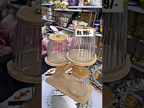 Glass storage jar with wooden rack | flipkart festive season sale | shorts #flipkart #gadgetbus