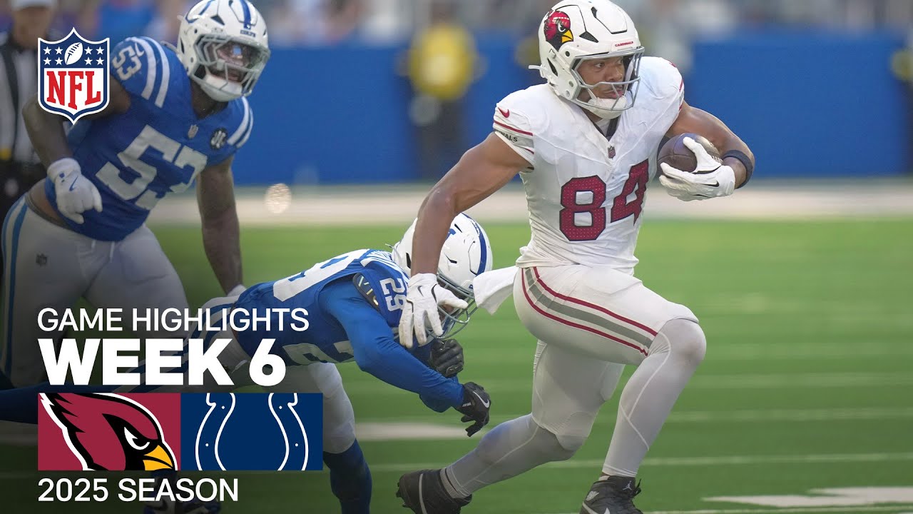 Arizona Cardinals vs. Indianapolis Colts Week 6 Highlights | NFL 2025 Season 🏈