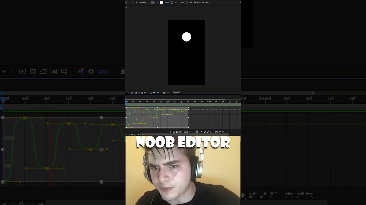 Noob vs Pro Ball Animation in After Effects 🎨 | Realistic Bounce vs Basic Drop