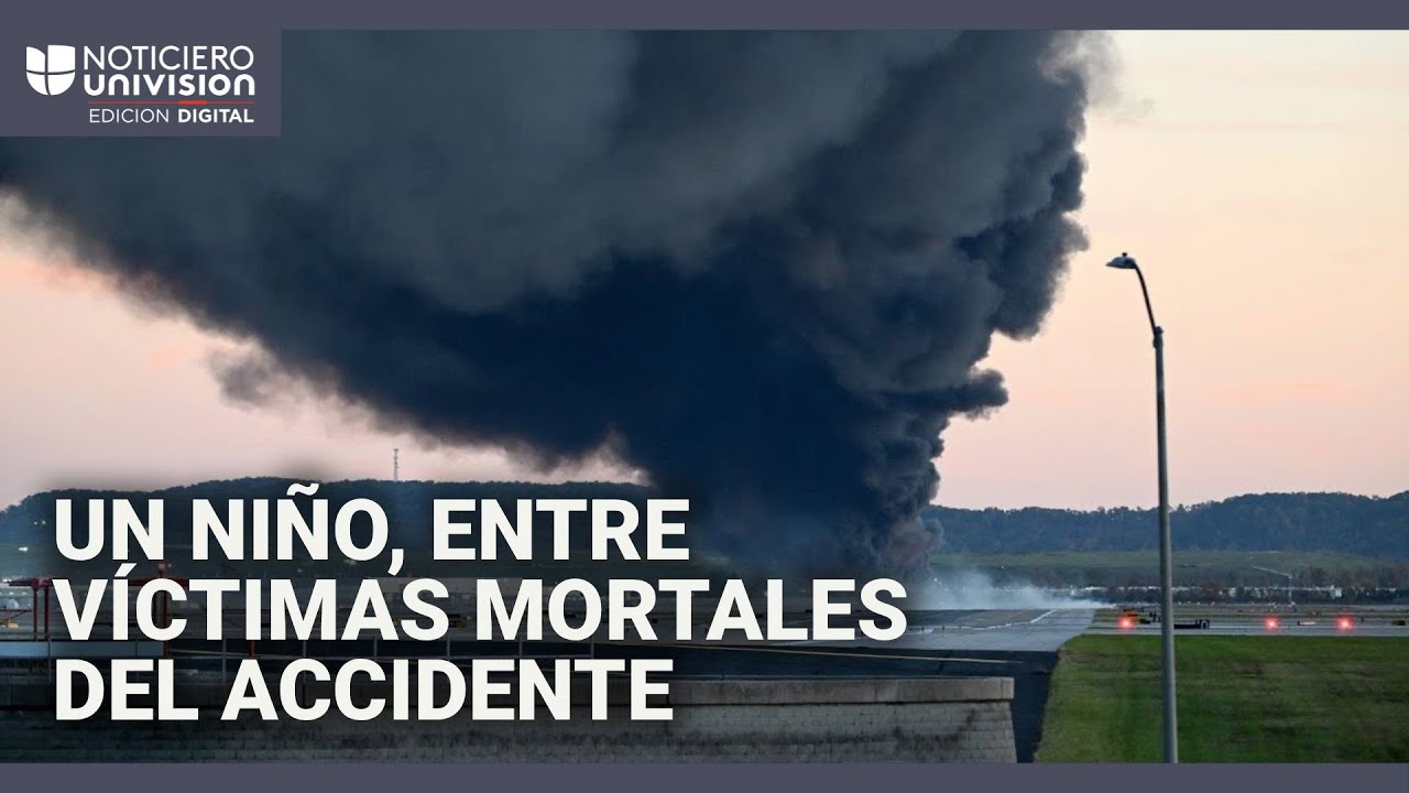 Niño entre las víctimas fatales en el accidente del avión de UPS en Kentucky ✈️