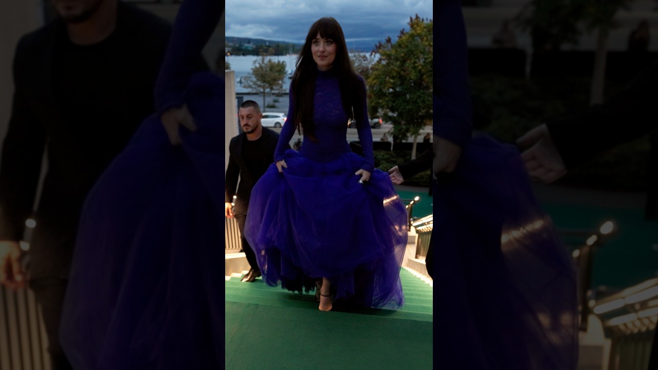 We’re still thinking about Dakota Johnson’s look for the #ZFF2025 opening night 💙
