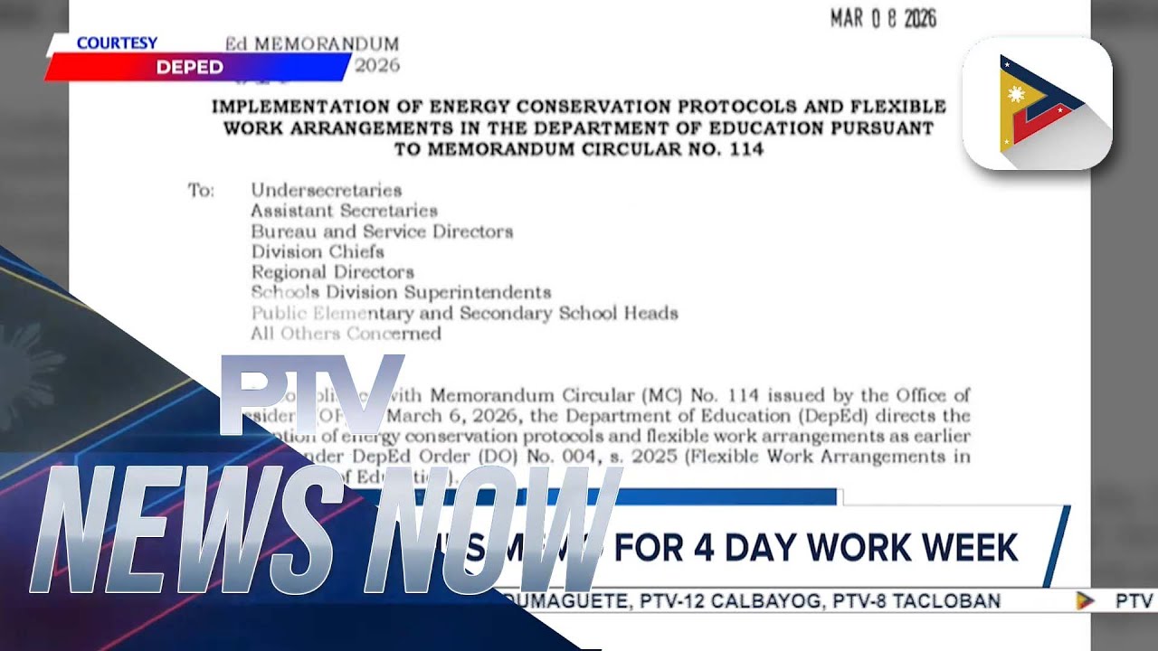 DepEd Announces 4-Day Work Week 📅