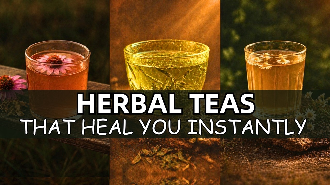 20 Herbal Teas That Heal Naturally 🍵