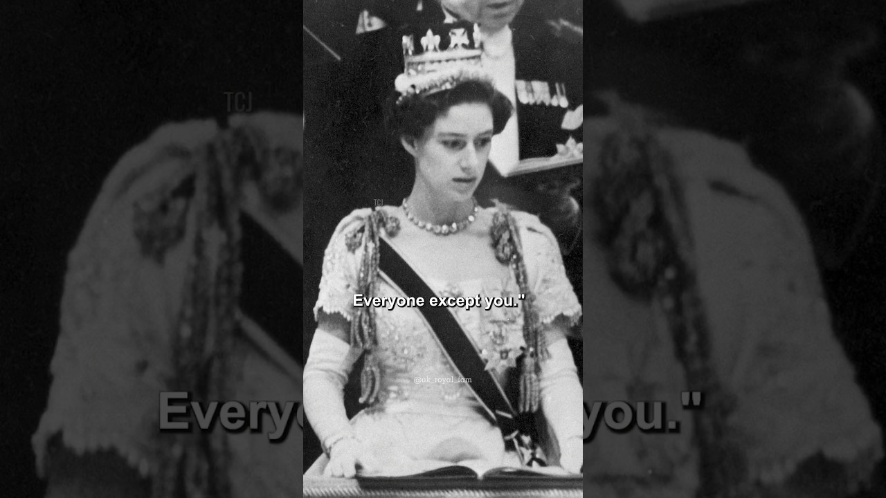 Princess Margaret Upset at Queen Elizabeth’s Coronation 👑