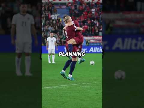 Haaland had 7 G/A and bagged a 10 rating in Norway’s 12-goal match.😳🤖 (bro needs to chill🤣)