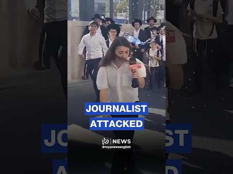 'Israeli' journalist attacked while covering ultra-Orthodox protest against military draft