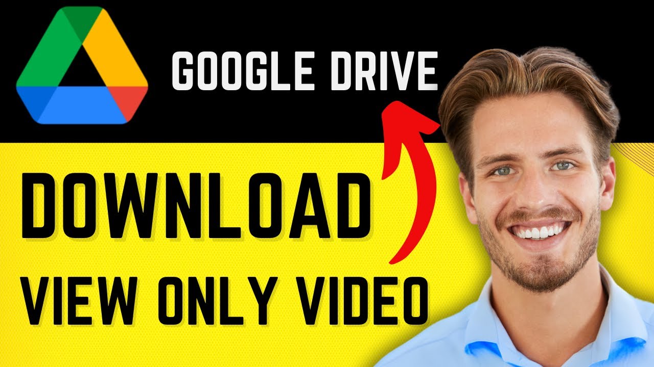 How To Download View Only Video File from Google Drive - 2024