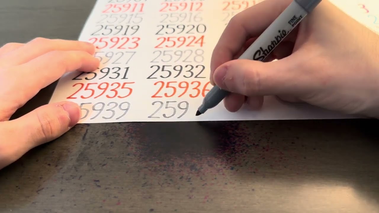 Counting Journey: Write Numbers on Paper ✍️