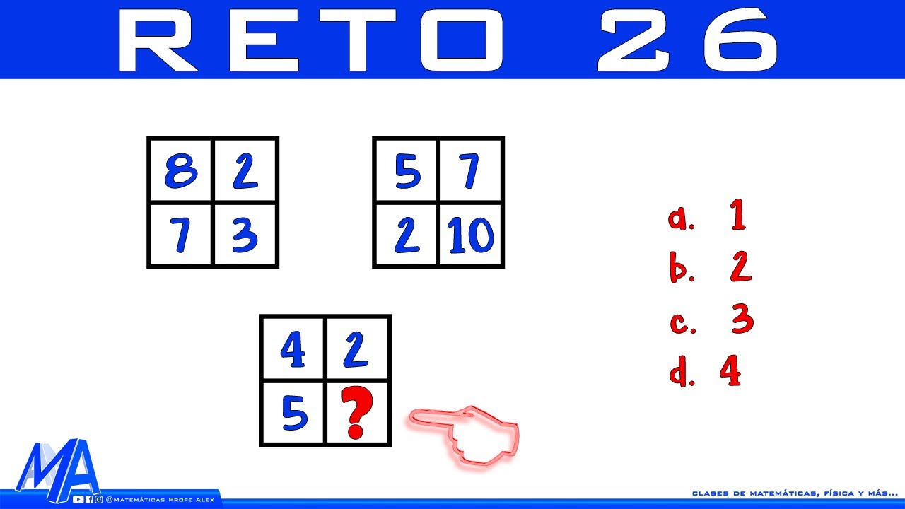 ¡Desafío Matemático #26! Puzzles para Pensar, Recordar y Aprender 🧠