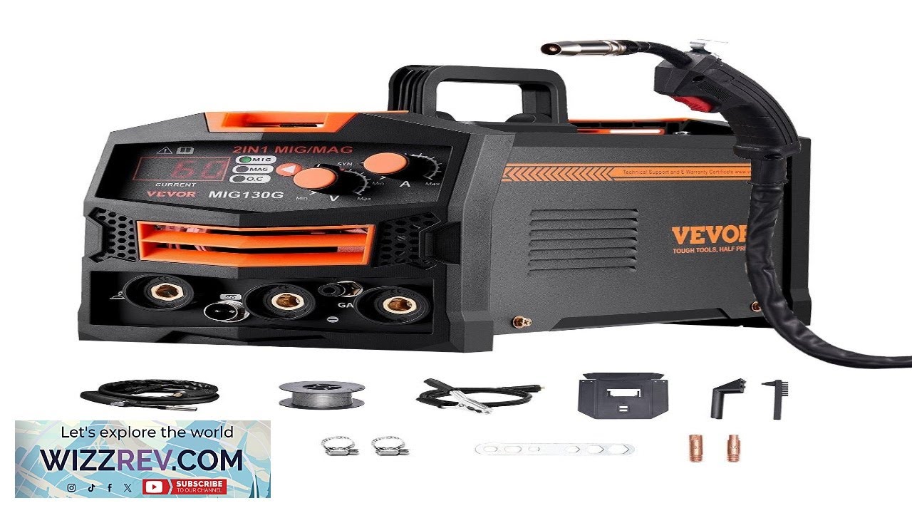 130Amp 2-in-1 MIG & Flux Core Welder Review