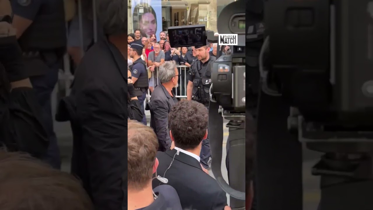 Florent Pagny est arrivé aux obsèques de Thierry Ardisson #thierryardisson #ardisson
