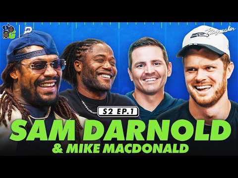 Marshawn Welcomes QB Sam Darnold To The Seahawks, Talks Season With Coach Macdonald + Jalen Milroe