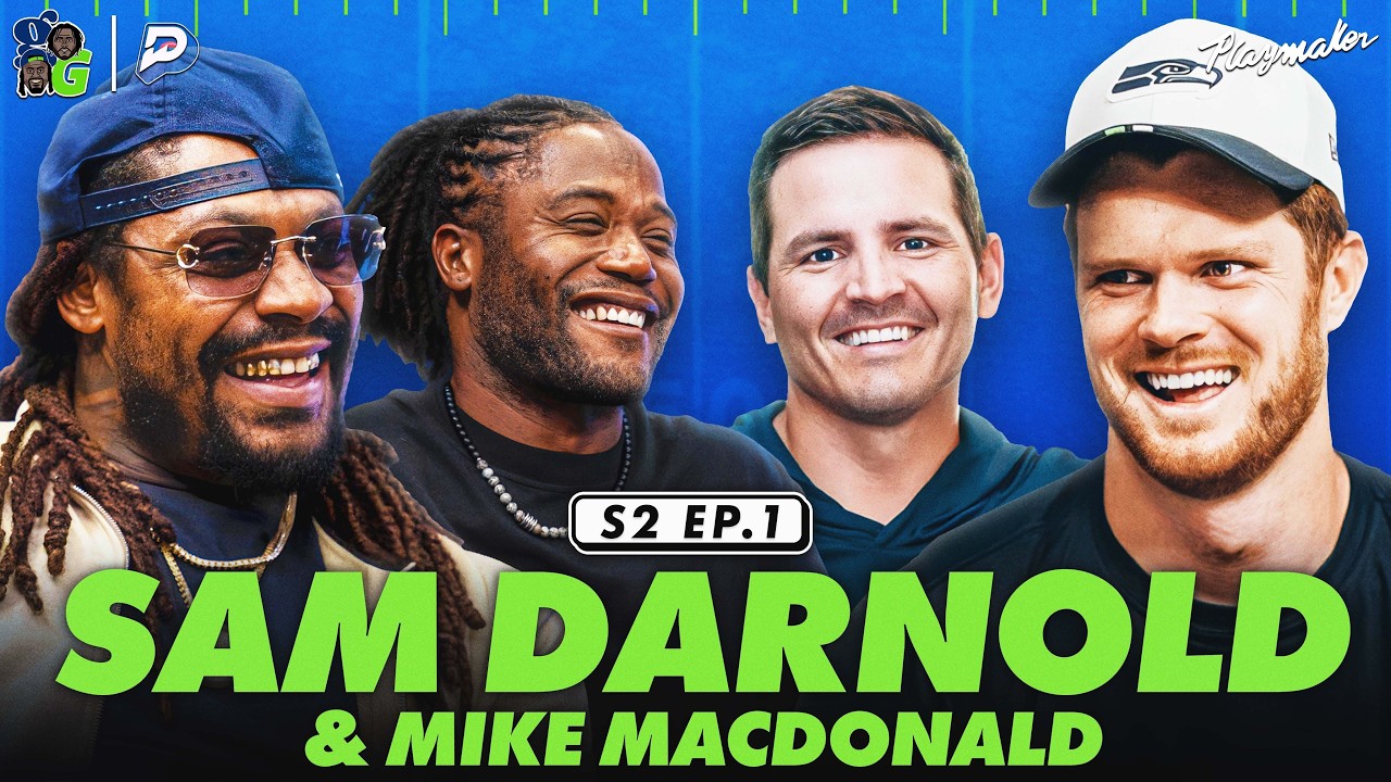 Seahawks Welcome Sam Darnold & Coach Macdonald Discuss Season Highlights 🏈