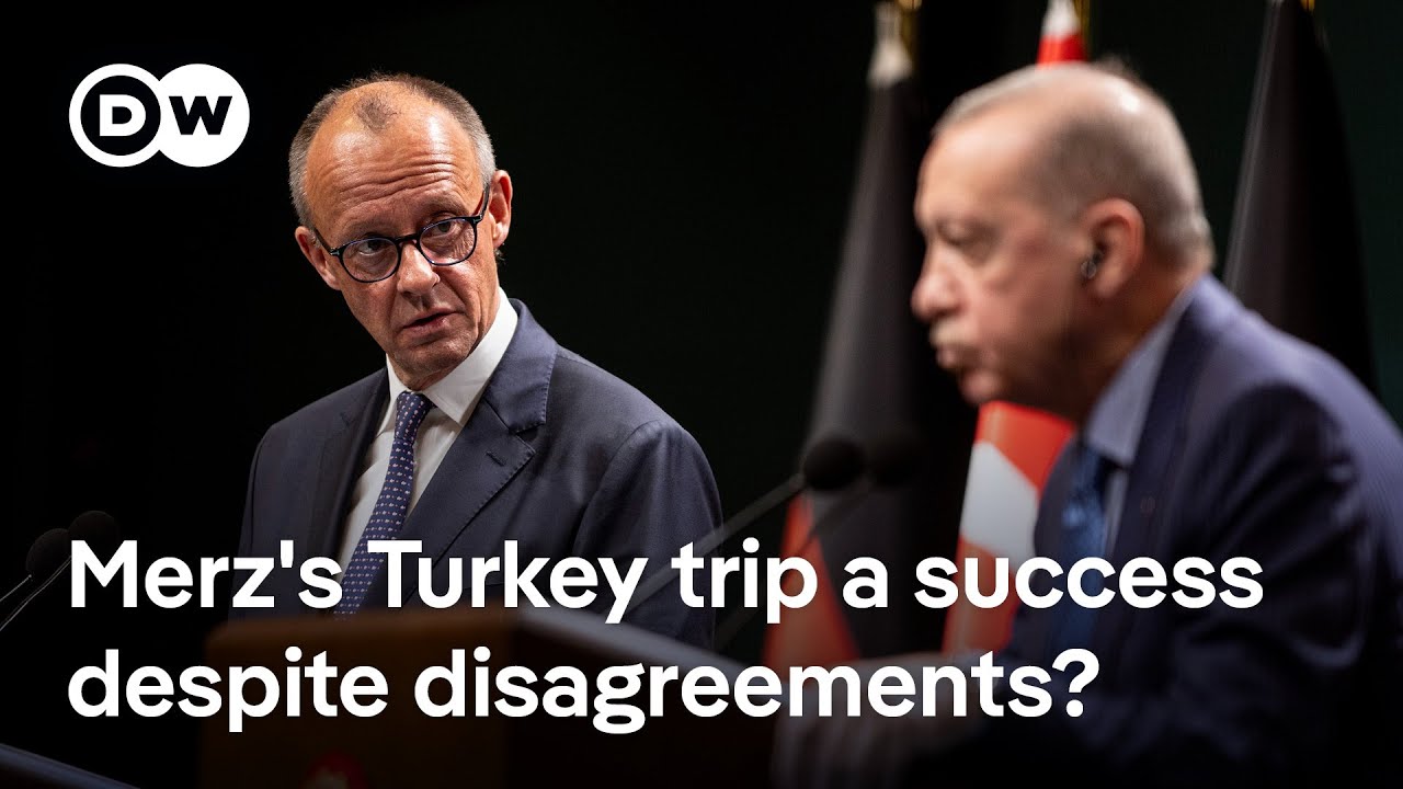 German Chancellor Friedrich Merz Visits Turkey Amid Tensions with Erdogan over Gaza 🌍