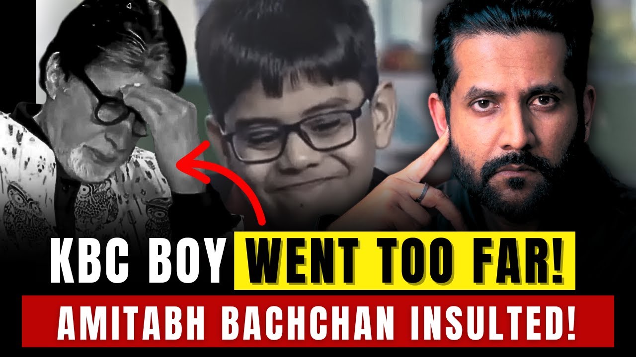 Shocking Moment: Young KBC Contestant Misbehaves with Amitabh Bachchan π¨
