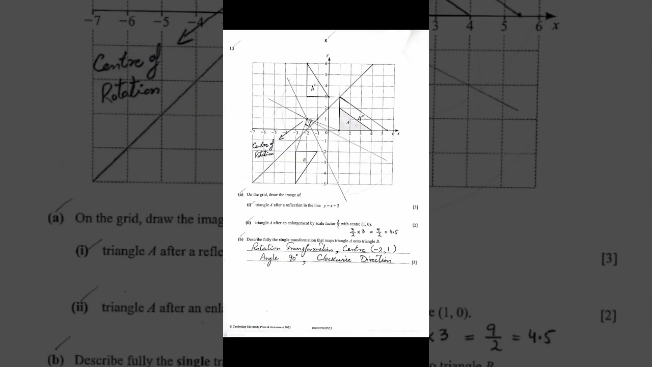 IGCSE Mathematics Paper 2B (2025) Specimen Paper Walkthrough