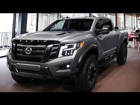 New 2024 2024 Nissan Titan Warrior V8: Rugged Pickup in 4K