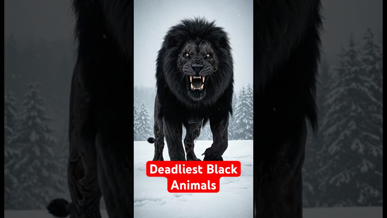6 Top 6 Deadliest Black Predators 🌍