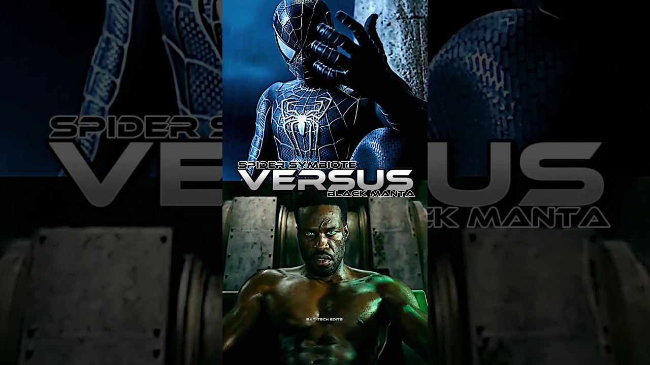 Spider Symbiote Battles Black Manta 🕷️
