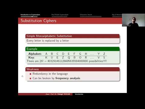 Cryptanalysis in Old Times