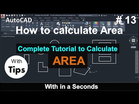AutoCAD Area Calculation Made Easy 📐 | Step-by-Step Guide for Beginners
