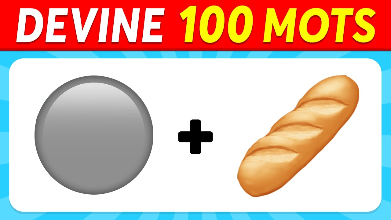 Devine le MOT en ÉMOJIS | 100 Rébus et Devinettes en Émojis