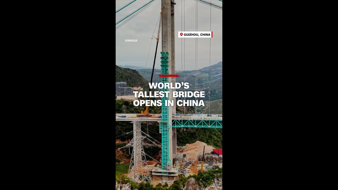 China Opens World's Tallest Bridge 🌉