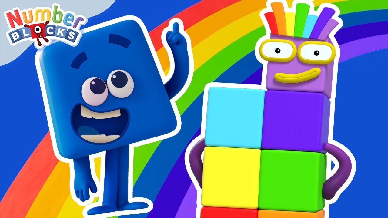 Counting Rainbows with Numberblocks | Learn Colors and Numbers