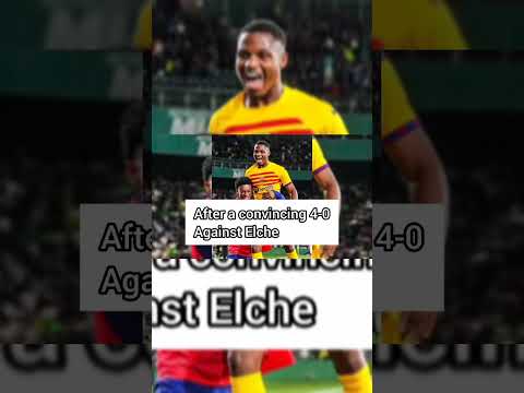 Elche vs Barcelona 2023 | All Goals & Extended Highlights | Barcelona vs Elche 2023 |#shorts #laliga