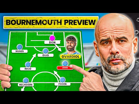 Bypass the High Press | Man City vs Bournemouth Tactical Preview